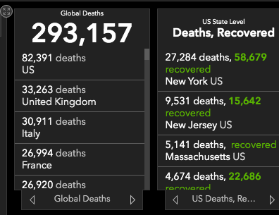 感染者 死者数が一目で分かる 新型コロナウィルスの世界地図 ニューヨーク便利帳 感染者 死者数が一目で分かる 新型コロナウィルスの世界地図 ニューヨーク便利帳